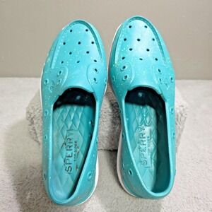 Sperry Men's Authentic Original Float Boat Shoe Teal Blue Size 10 Womens Size 12